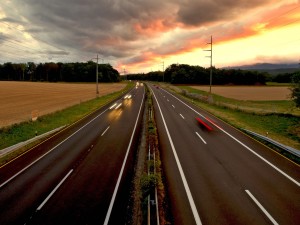 Auto Straße Mietwagen